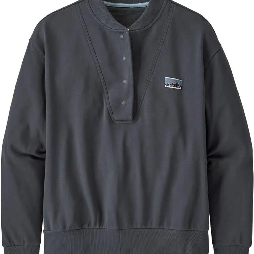 Women's Regenerative Organic Certified™ Cotton Essential Snap Sweatshirt